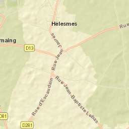 Hélesmes Street Map