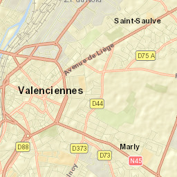 Saint-Saulve Street Map
