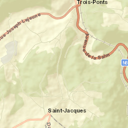 Trois-Ponts Street Map