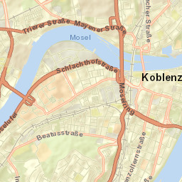 Koblenz Street Map