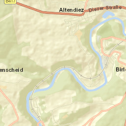 Altendiez Street Map