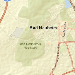 Bad Nauheim Street Map