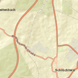 Schlüchtern Street Map