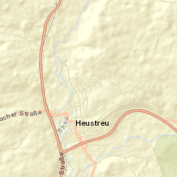 Heustreu Street Map