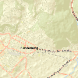 Sonneberg Street Map