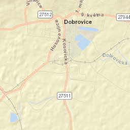 Dobrovice Street Map