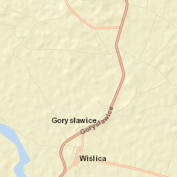 Wiślica Street Map