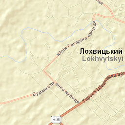Lokhvytsia Street Map