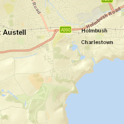 St Austell Street Map