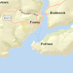 Fowey Street Map
