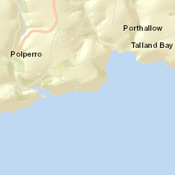 Polperro Street Map