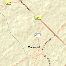 Marœuil Street Map