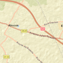Abscon Street Map