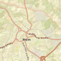 Mayen Street Map