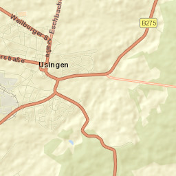 Usingen Street Map