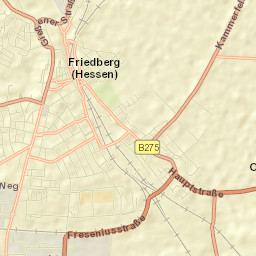 Friedberg Street Map