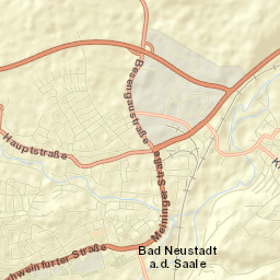 Bad Neustadt an der Saale Street Map