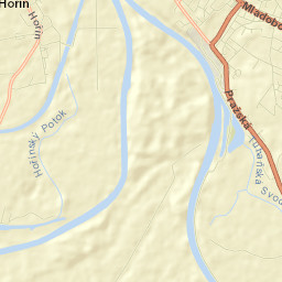 Okres Mělník Street Map