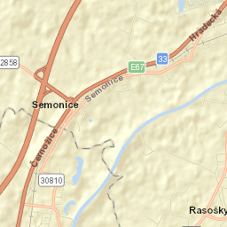 Černožice Street Map