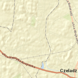 Siemianowice Śląskie Street Map