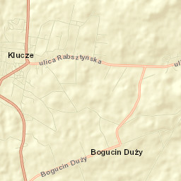 Klucze Street Map