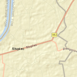 Słupiec Street Map