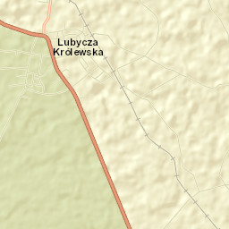Lubycza Królewska Street Map