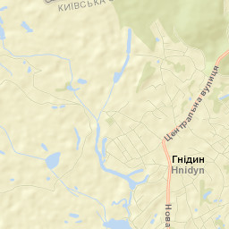 Hnidyn Street Map