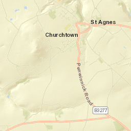 Saint Agnes Street Map