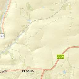 Probus Street Map