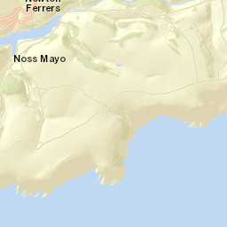 Newton Ferrers Street Map