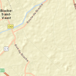 Biache-Saint-Vaast Street Map