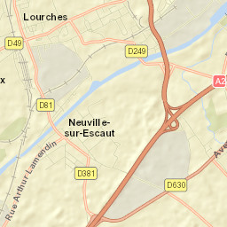 Neuville-sur-Escaut Street Map