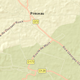 Préseau Street Map