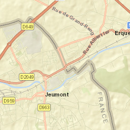 Jeumont Street Map
