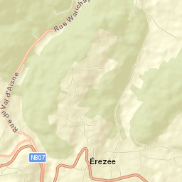 Érezée Street Map