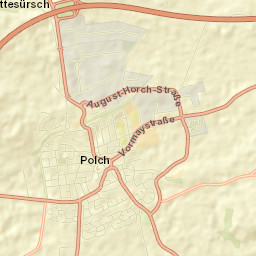 Polch Street Map