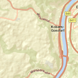 Kobern-Gondorf Street Map