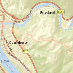 Lahnstein Street Map