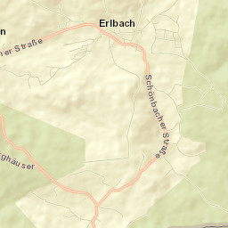 Erlbach Street Map