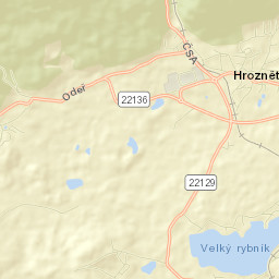 Hroznětín Street Map