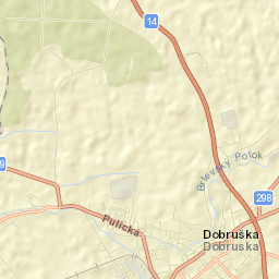 Dobruška Street Map