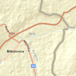 Mikulovice Street Map