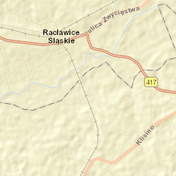 Racławice Śląskie Street Map