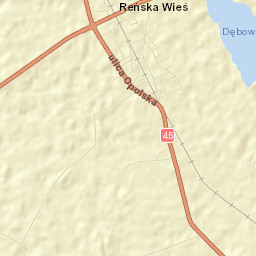 Reńska Wieś Street Map