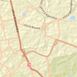 Chorzów Street Map