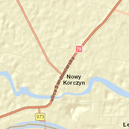 Nowy Korczyn Street Map