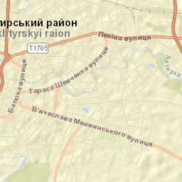 Okhtyrka Street Map