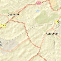 Achicourt Street Map