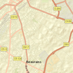 Beaurains Street Map